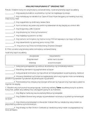 AP8 Q4 Module 1 - 8 Araling Panlipunan Ikaapat Na Markahan – Modyul 1 ...