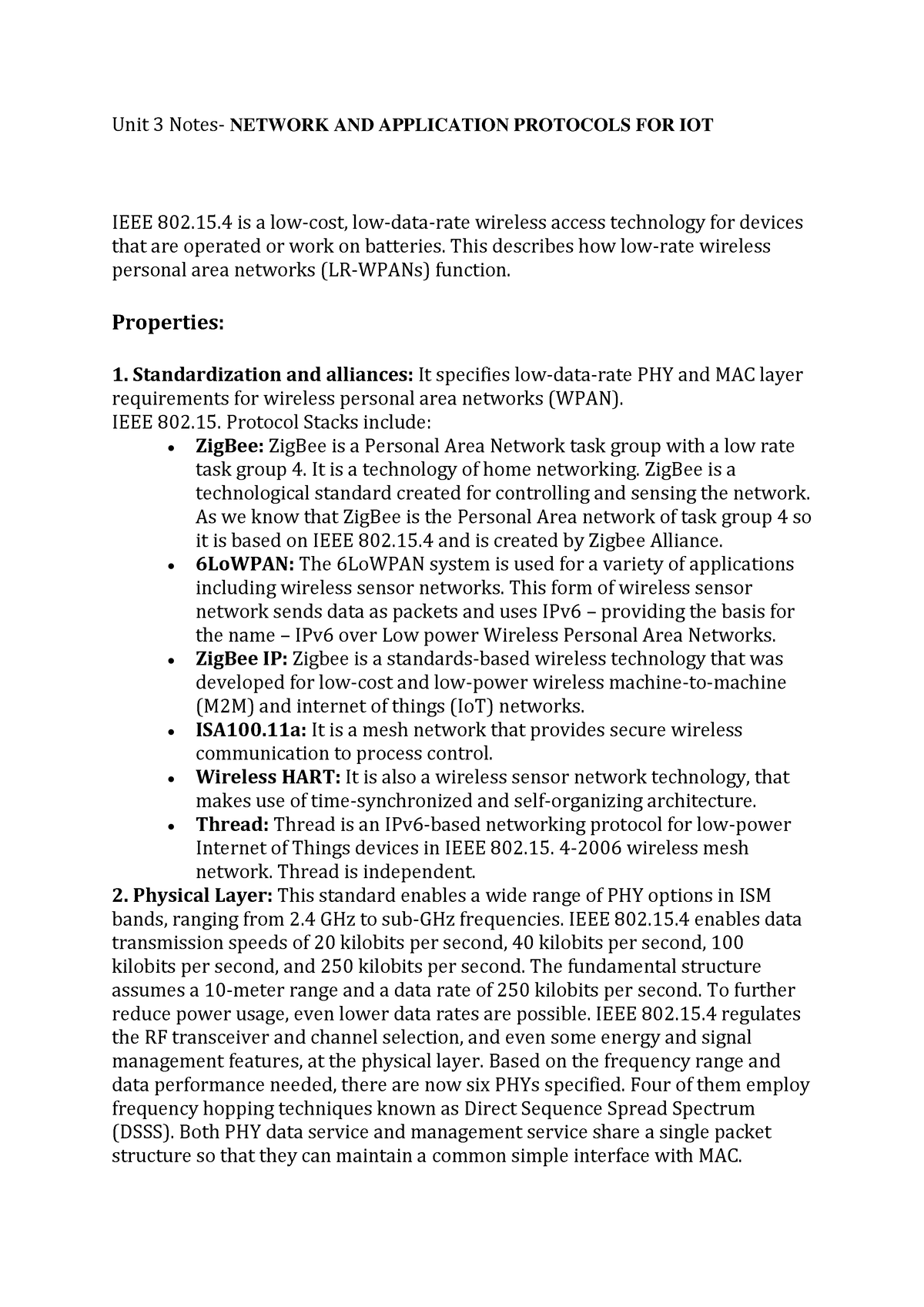 unit-3-notes-15-is-a-low-cost-low-data-rate-wireless-access