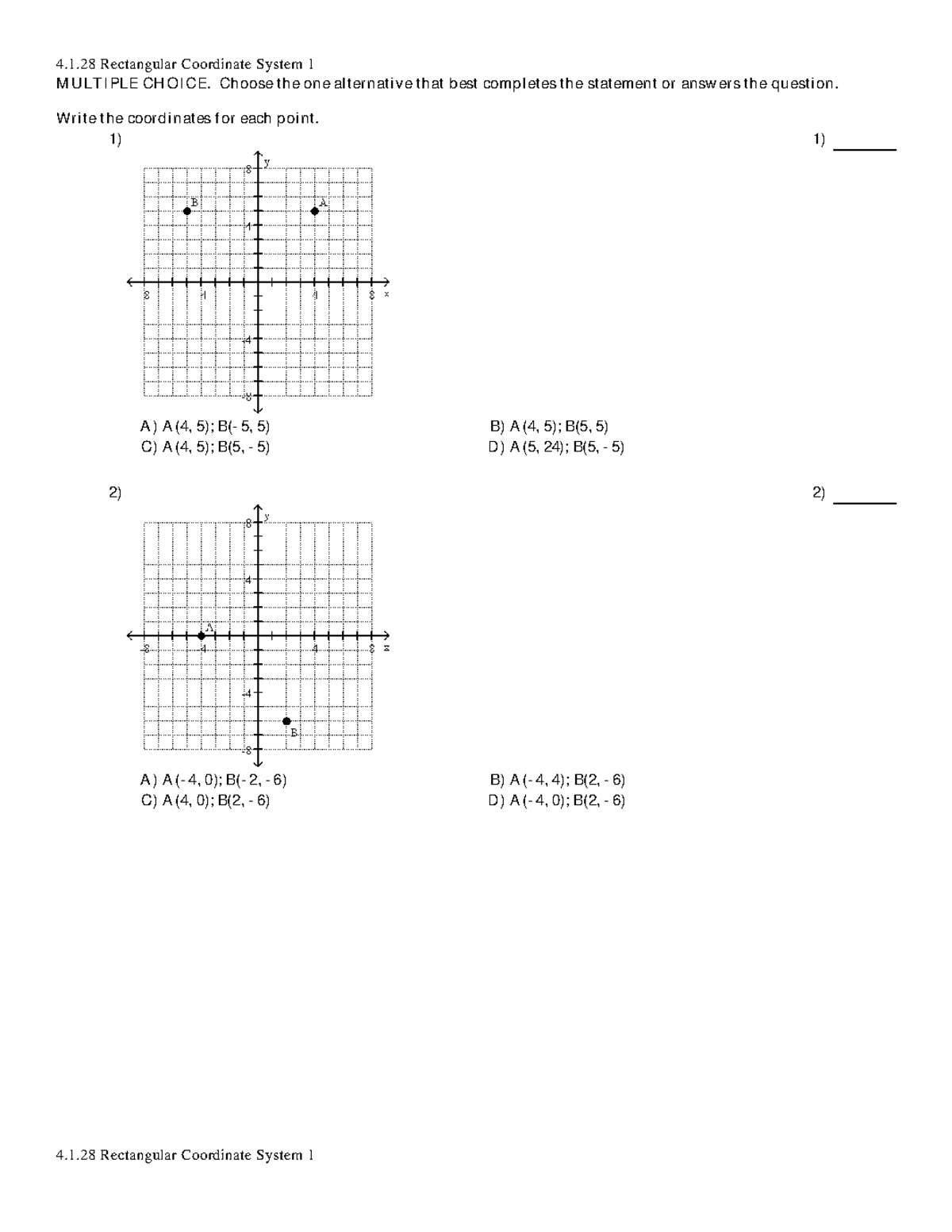 coordinate-system-4-1-rectangular-coordinate-system-1-multiple-choice