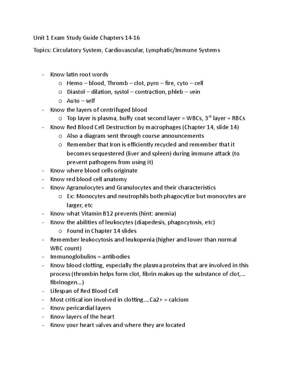 Unit+1+Exam+Study+Guide+Chapters+14-16 - Unit 1 Exam Study Guide ...