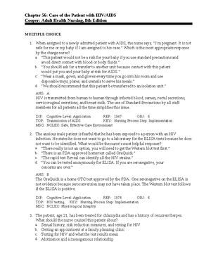 CH54 Care Of The Patient With A Neurologic Disorder Nursing Test Banks ...