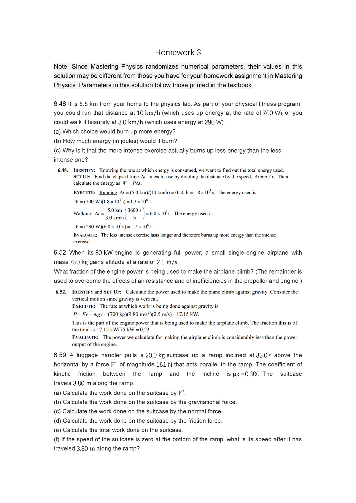 mastering physics homework 3