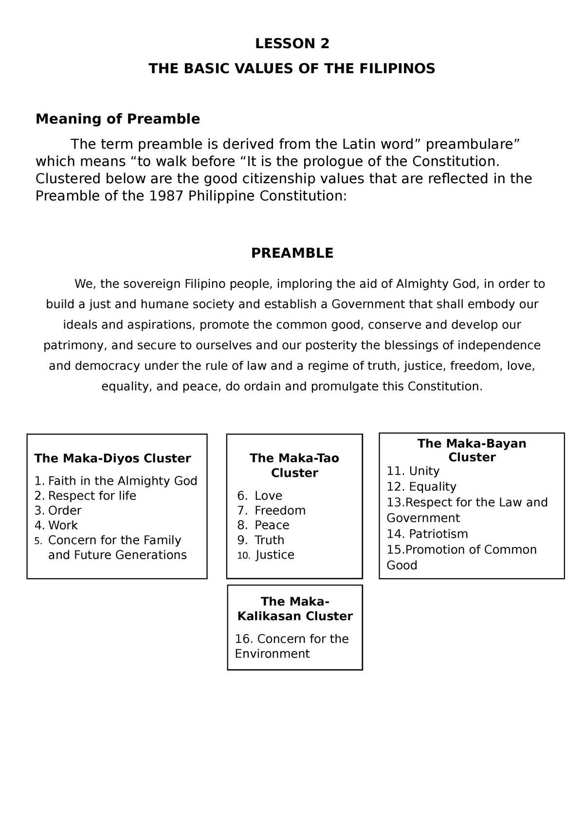 nstp-module-lesson-2-lesson-2-the-basic-values-of-the-filipinos