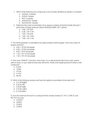 Unit 1- Notes - Unit 1- Introduction To Essential Ideas In Chemistry ...