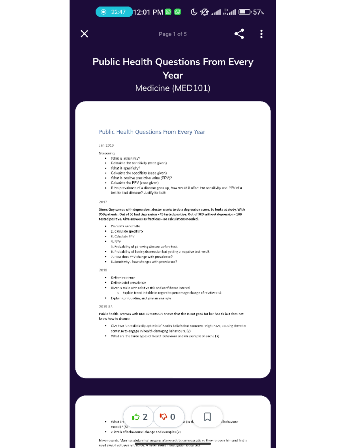 Public health questions nursing Studocu