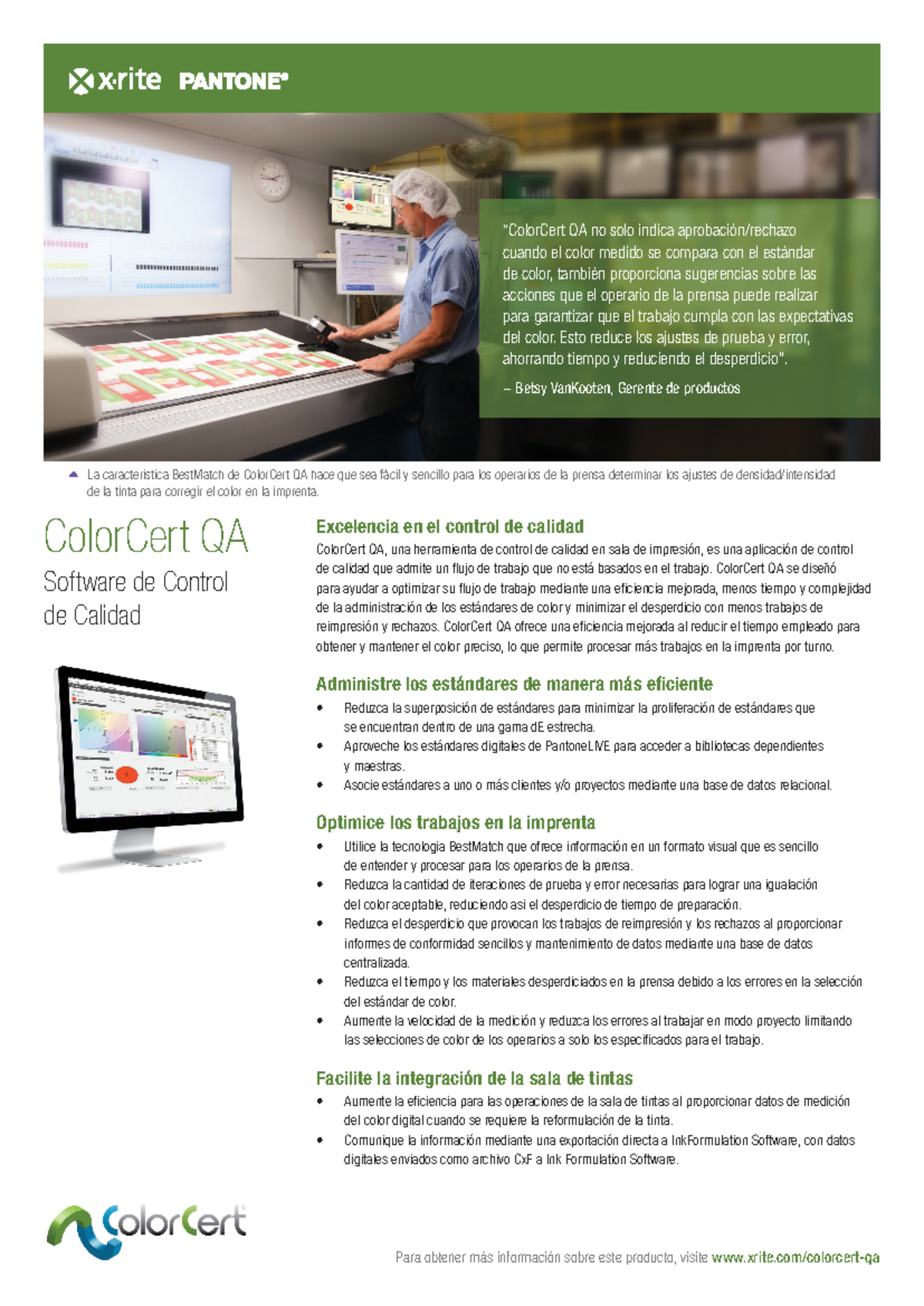 Colorcert QA ES - Exact color - ColorCert QA Excelencia en el control ...