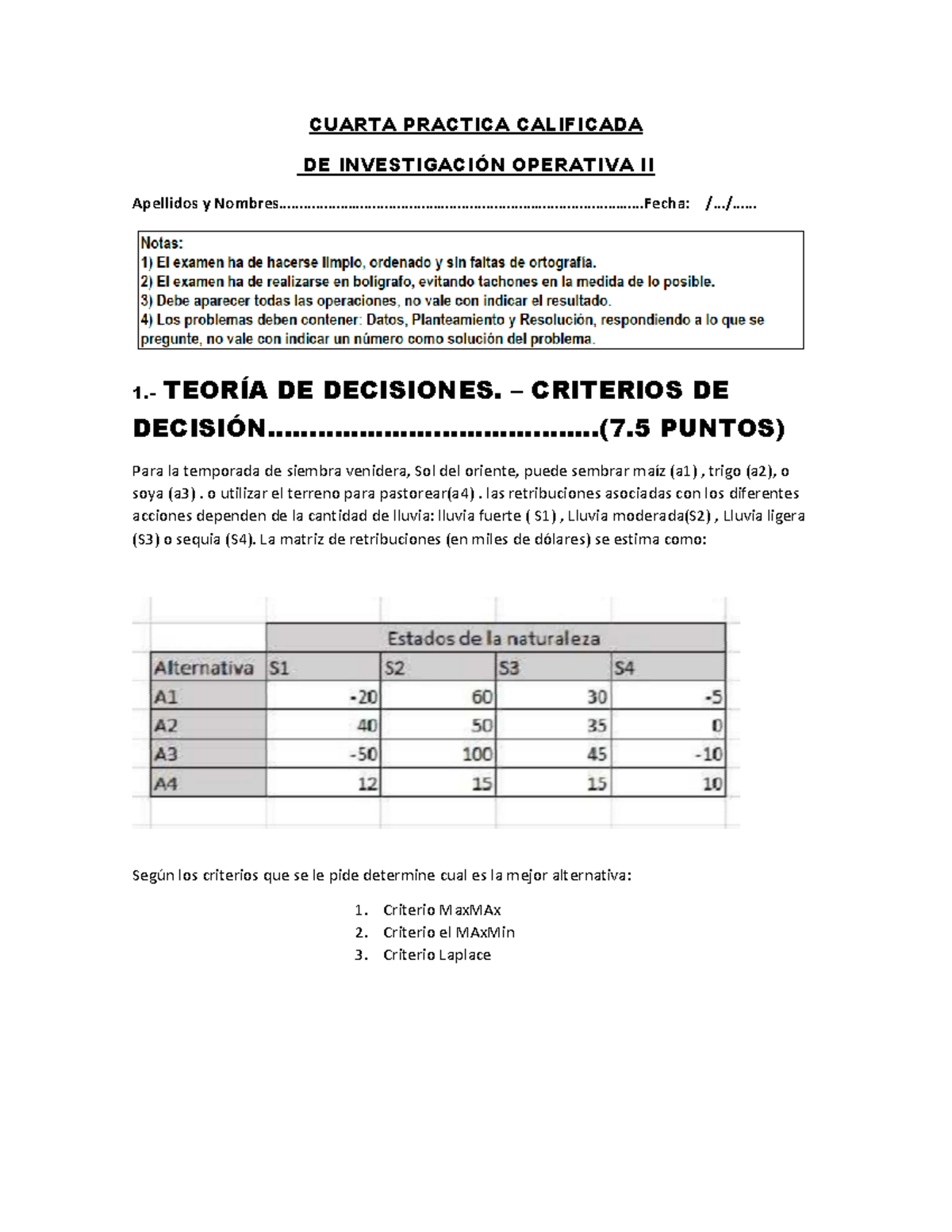 Cuarta Practica Calificada IO2-2022-II Grupo B - CUARTA PRACTICA ...