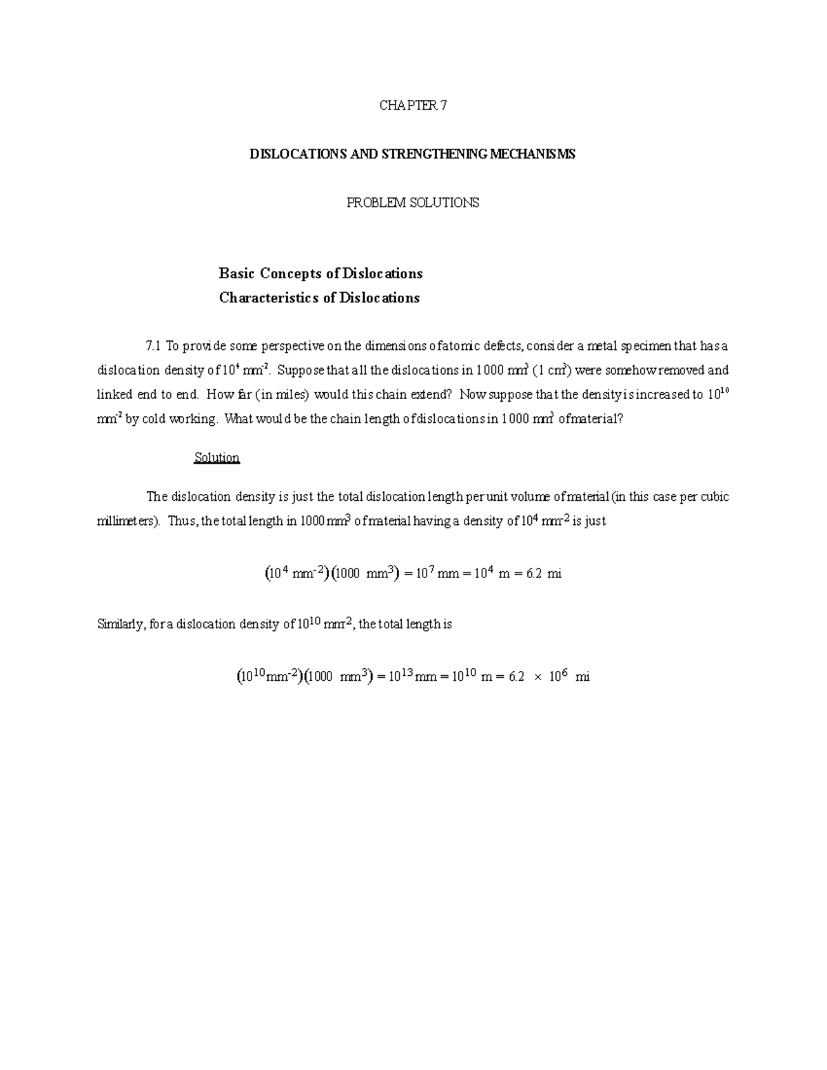 Ch07 Solution Manual Material Science And Engineering 8th Edition Studocu
