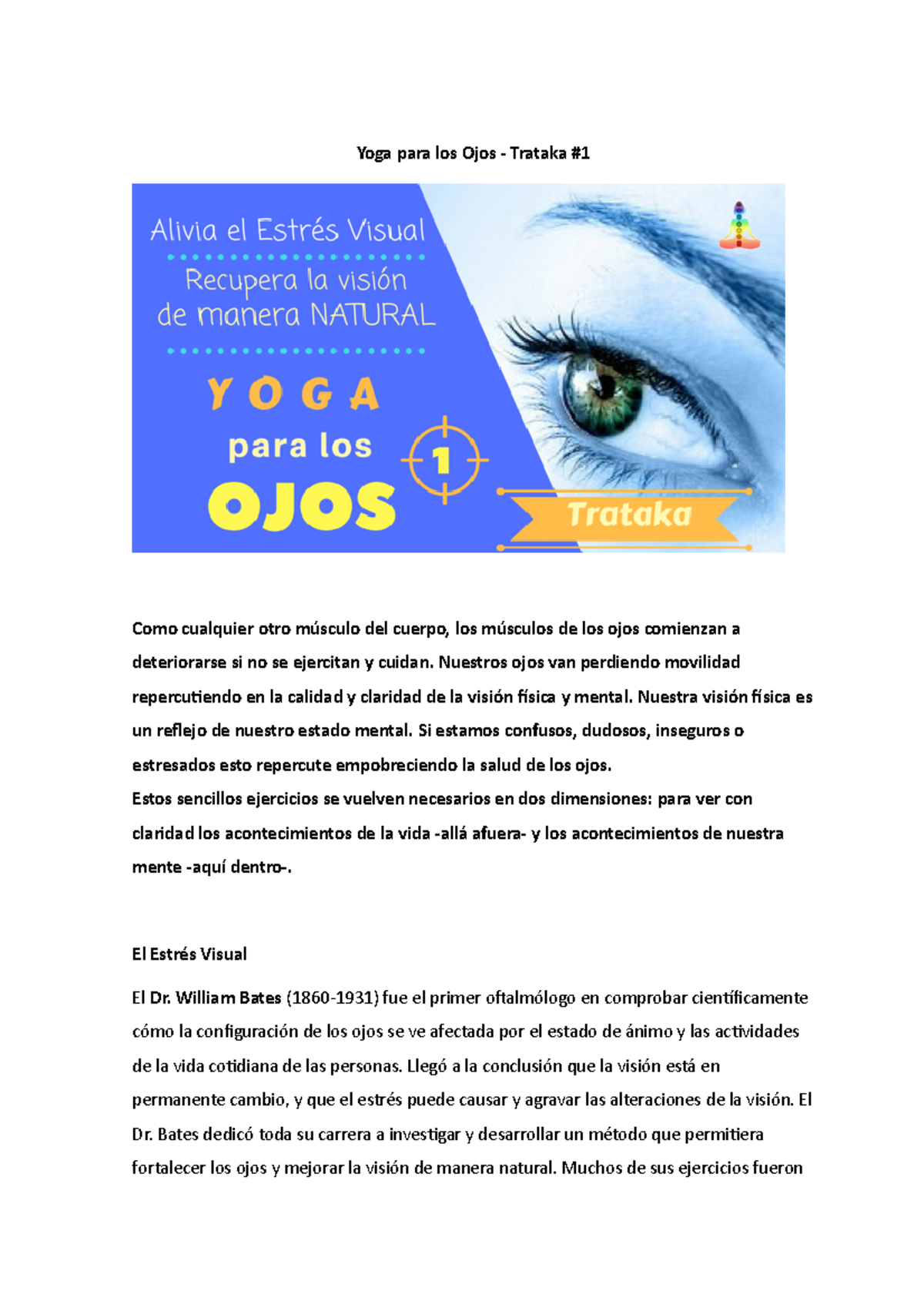 377229921 Yoga Para Los Ojos 1 - Yoga para los Ojos - Trataka # Como ...