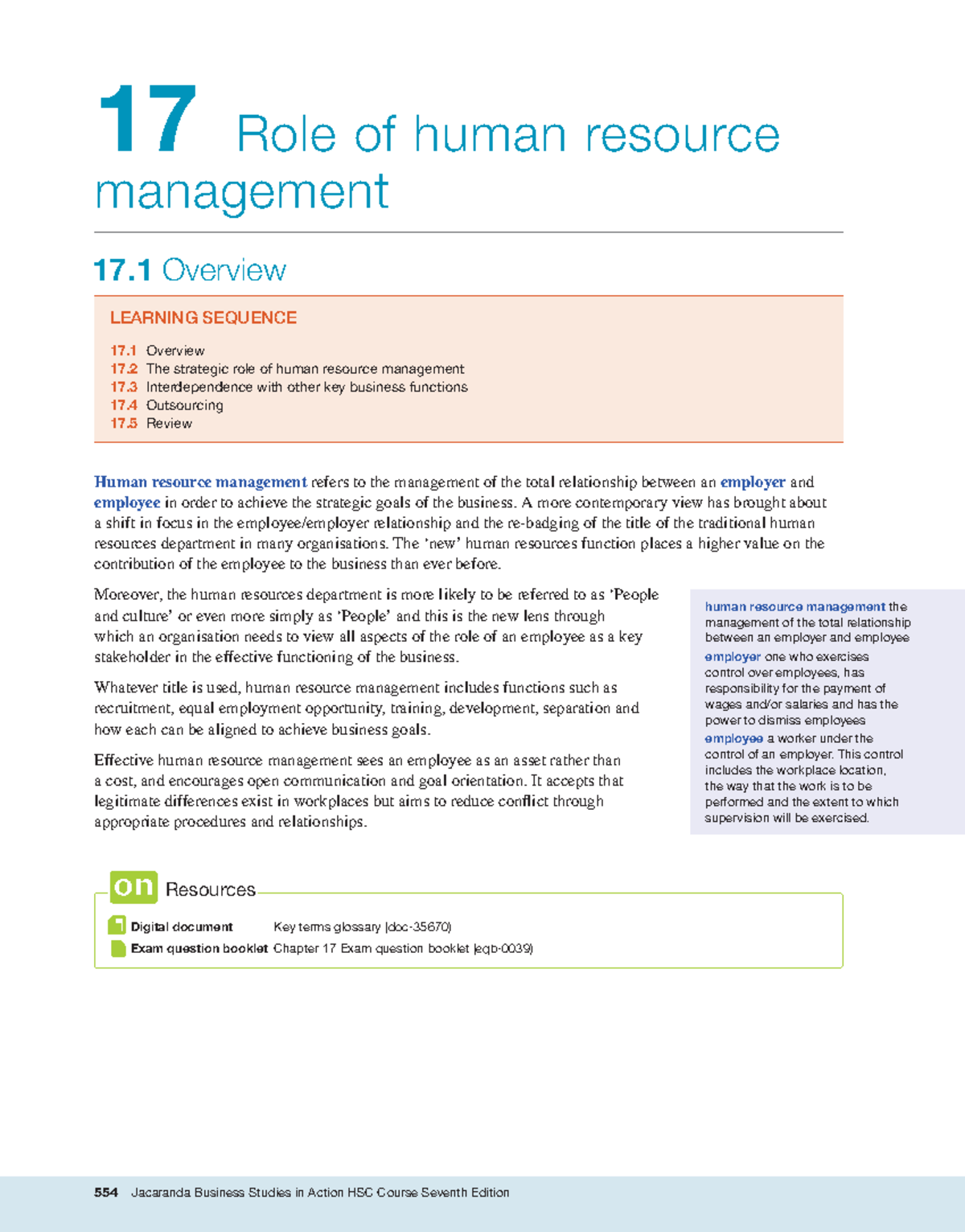 Roleof Human Resource Management Business Studies - 17 Role of human ...
