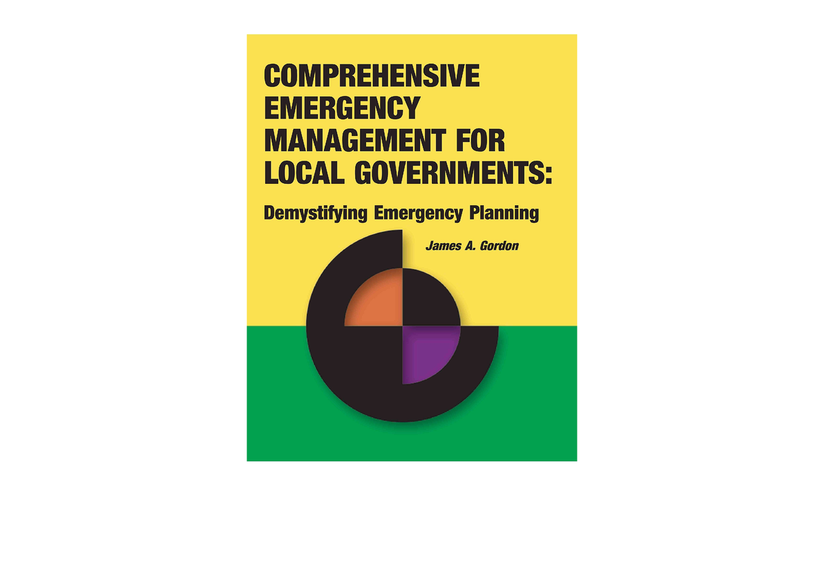 PDF Read Online Comprehensive Emergency Management For Local ...