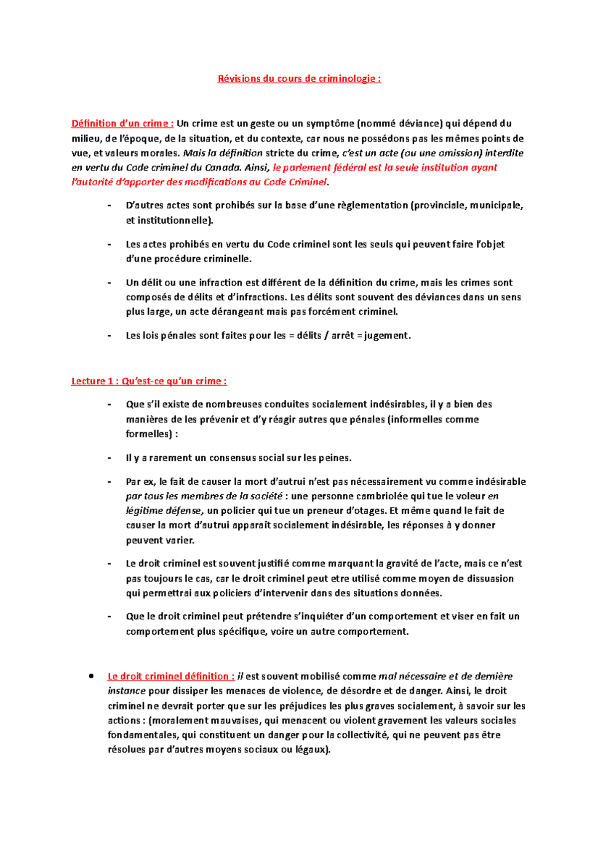 Comment Les Probabilites Peuvent Elles Etre Utilisees En Criminalistique Révisions - pour réviser - Révisions du cours de criminologie : Définition  d'un crime : Un crime est - Studocu