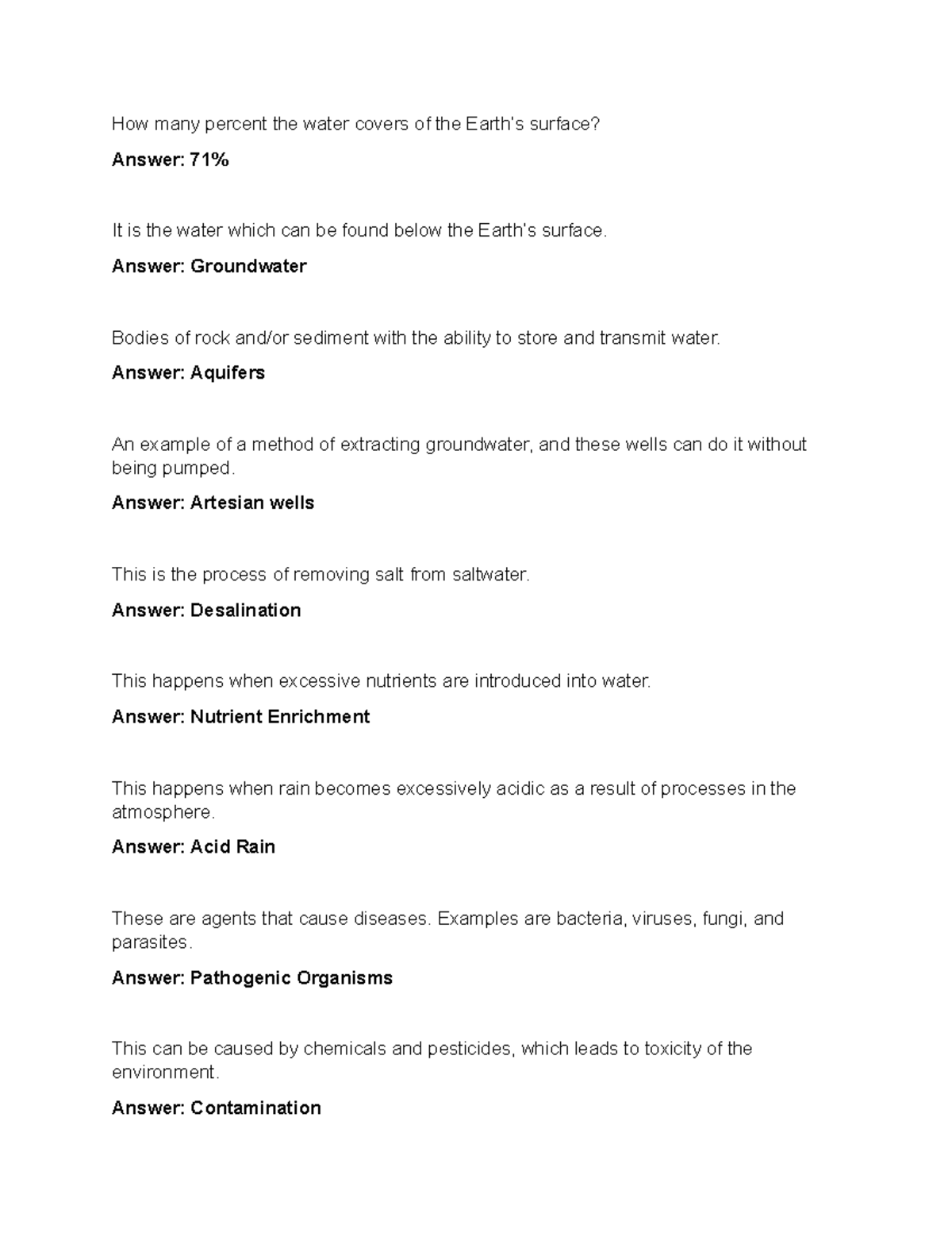 learning-check-questions-how-many-percent-the-water-covers-of-the