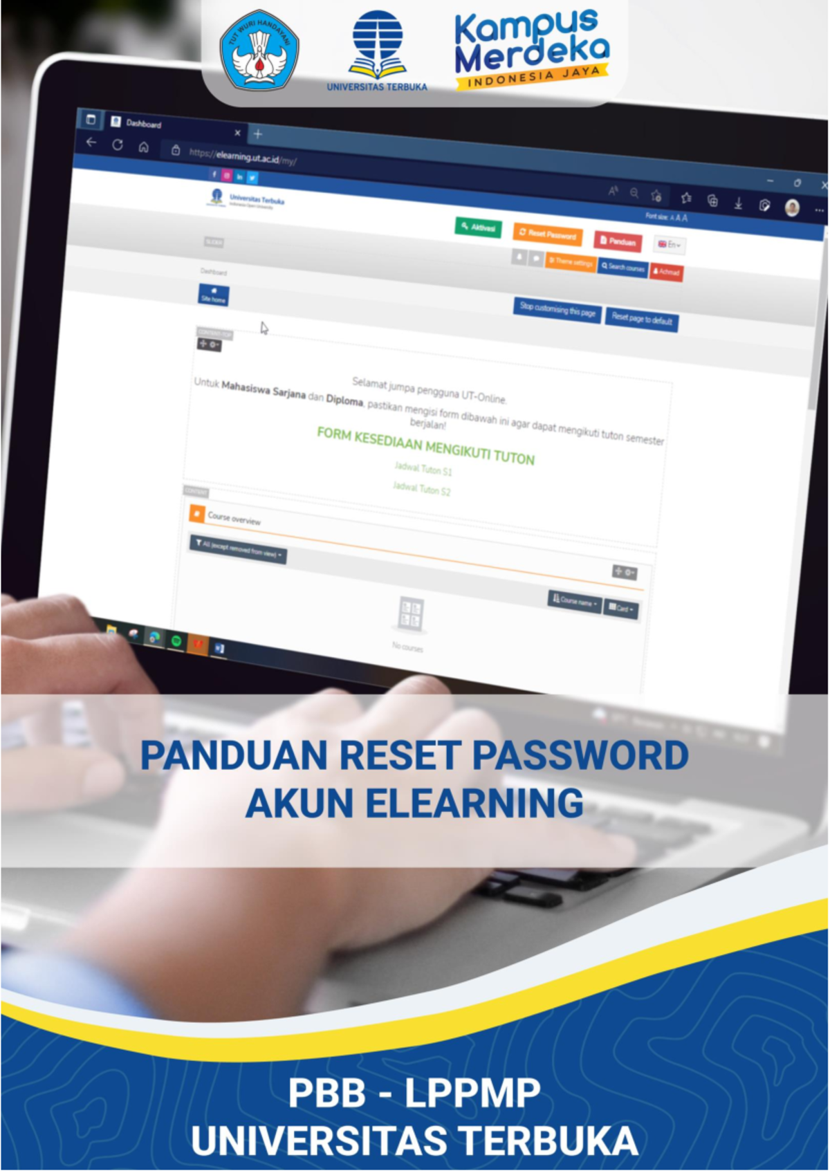 Panduan Reset Password Akun Elearning - Berikut merupakan langkah ...