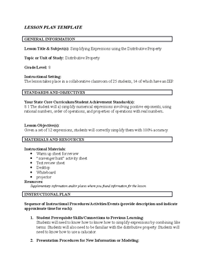 Elementary Discipline Task1 - Candace Jackson Elementary Disciplinary ...