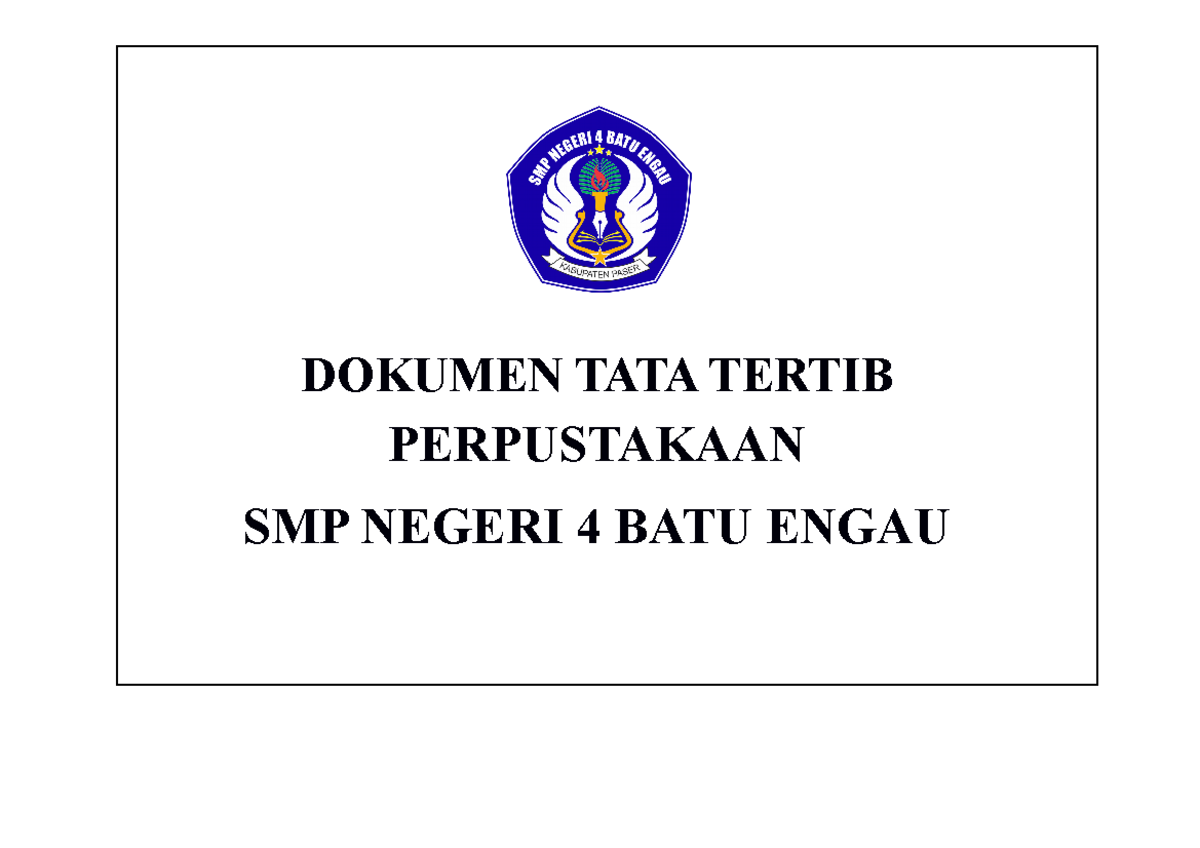 TATA Tertib Perpustakaan - DOKUMEN TATA TERTIB PERPUSTAKAAN SMP NEGERI ...