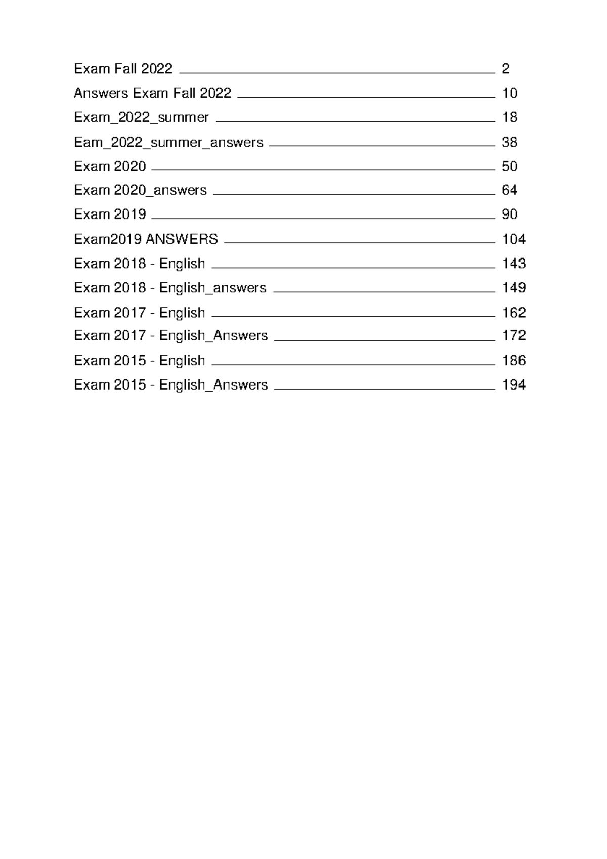Bio exam - Exam Fall Answers Exam Fall Exam_2022_summer Eam_2022_summer ...