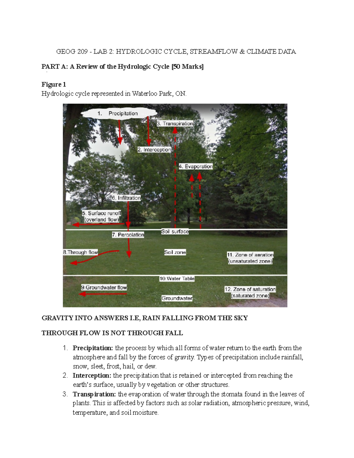 GEOG 209 LAB 2 - Lab 2 GEOG 209 has three parts. Part A is about the ...