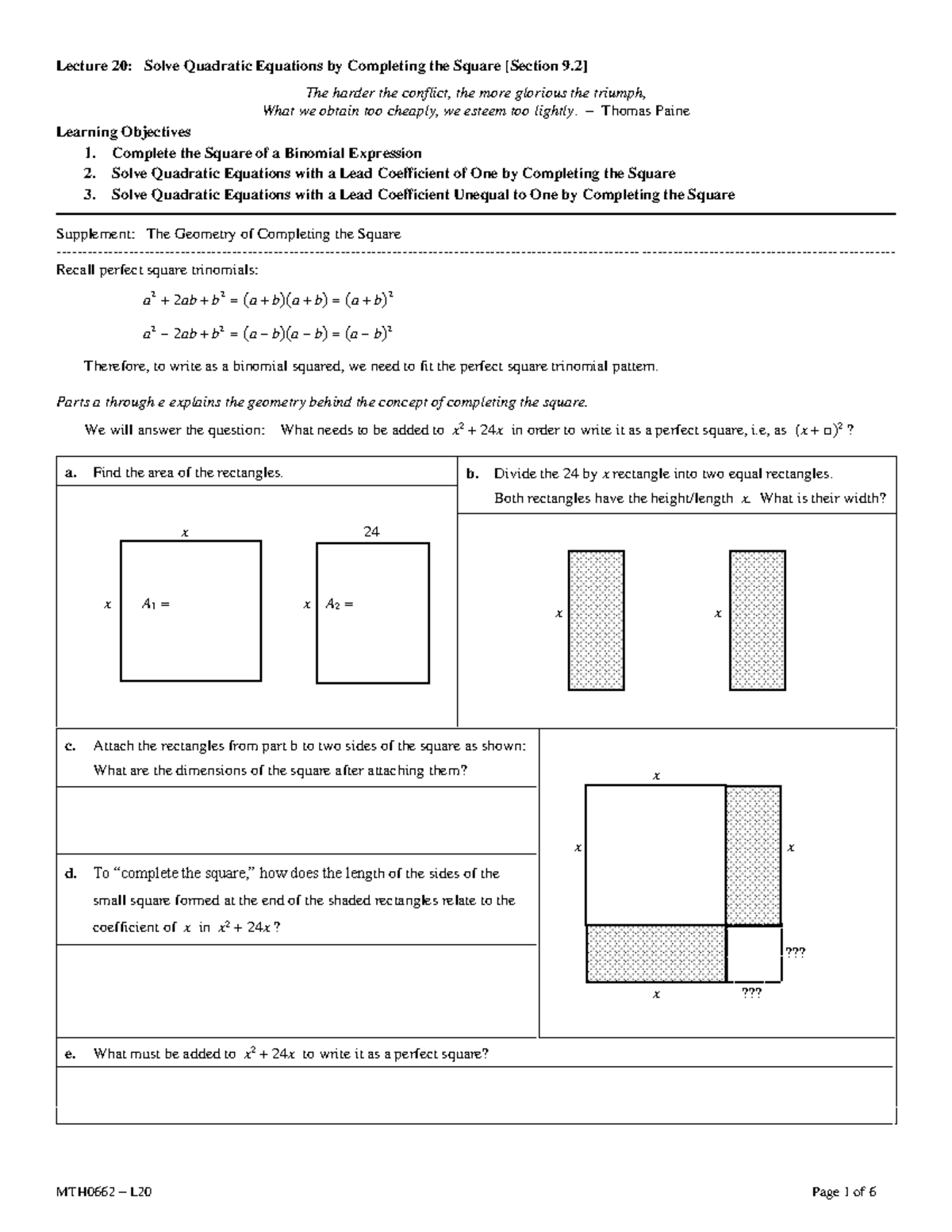 0662-l20-complete-the-square-lecture-20-solve-quadratic