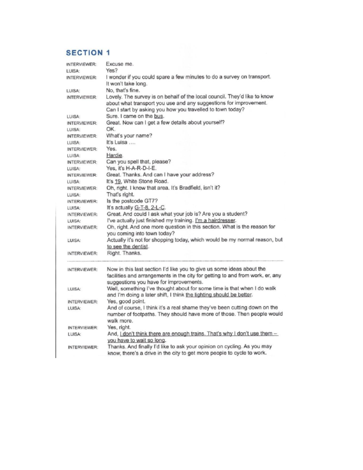 Transcript test 3 - Ghshdbchcnncxjj - English - Studocu