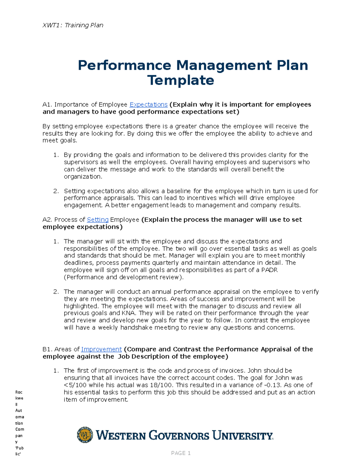 c235-task-2-performance-template-xwt1-training-plan-performance