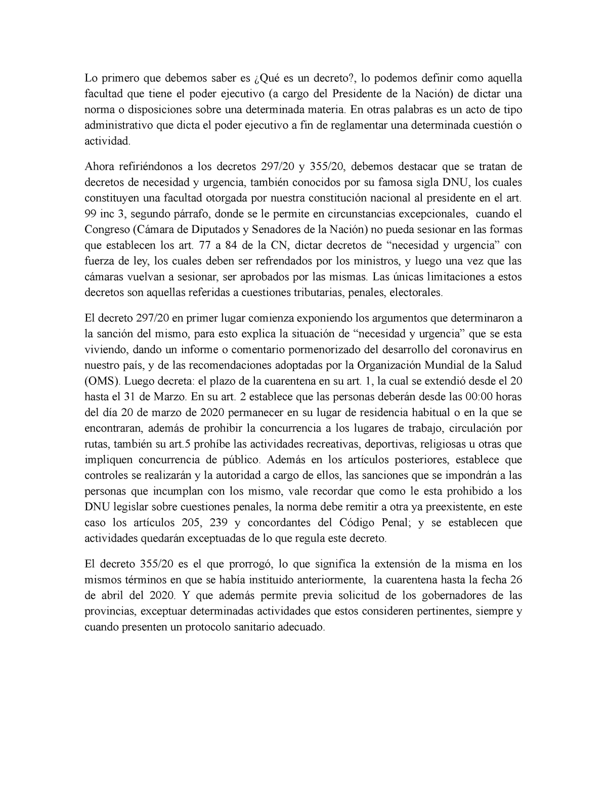 Decreto De Necesidad Y Urgencia - Lo Primero Que Debemos Saber Es ¿Qué ...