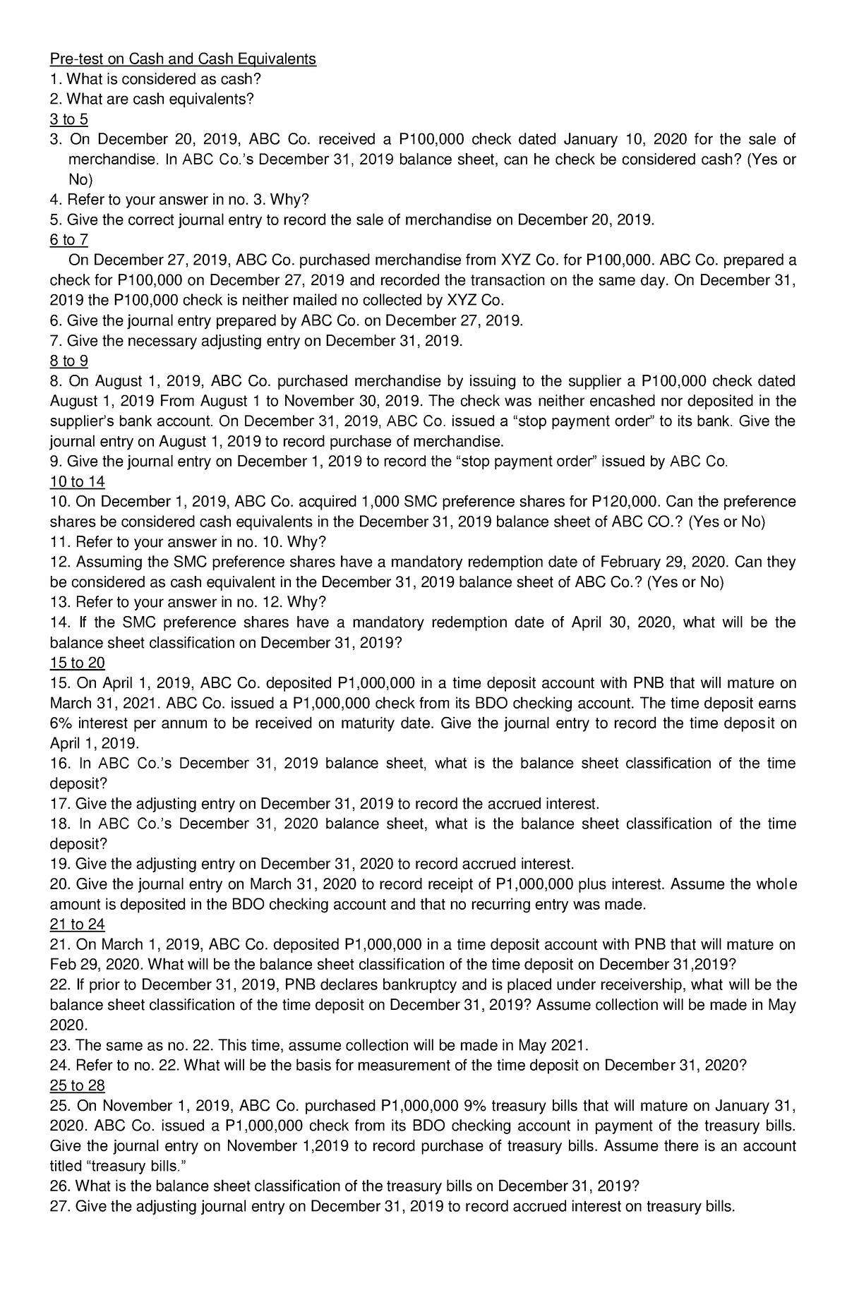 cash and cash equivalents cce formula and examples stock