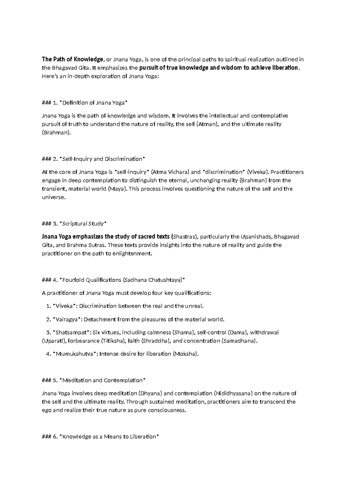 The Path of Knowledge - It emphasizes the pursuit of true knowledge and ...