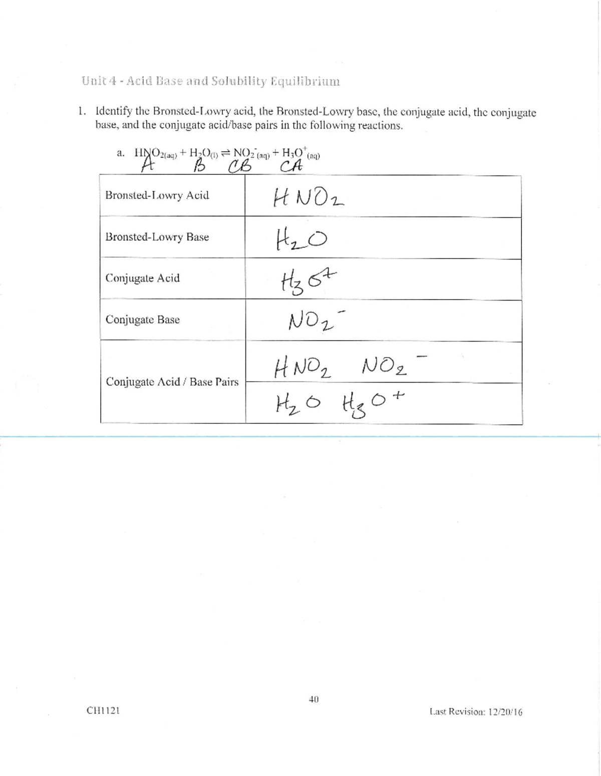 Unit 4 Solutions - CH1120 - Studocu