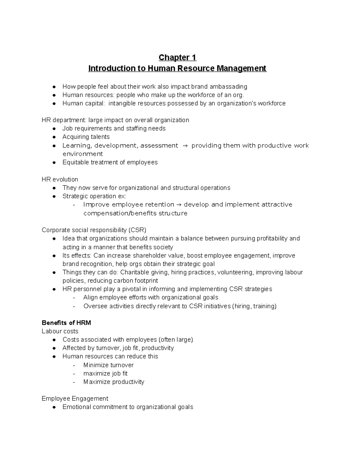 MOS1021 - Complete - Textbook notes - Chapter 1 Introduction to Human ...