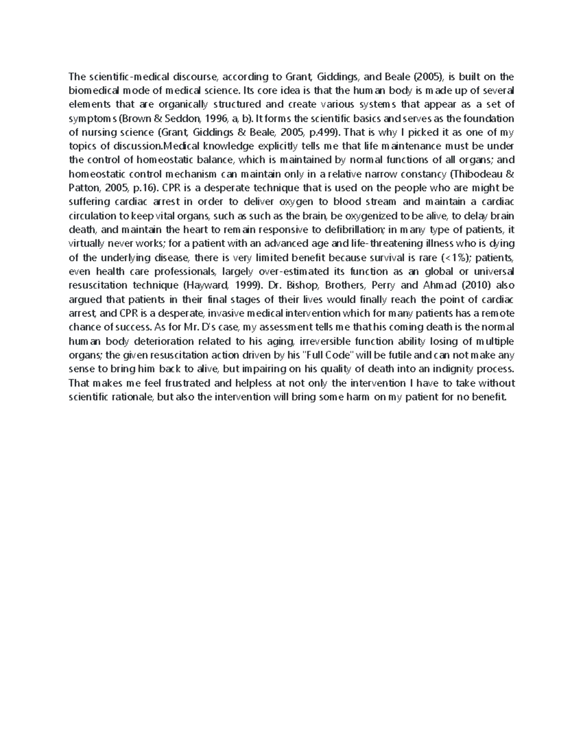 The scientific process of Code blue in Nursing - The scientific-medical ...