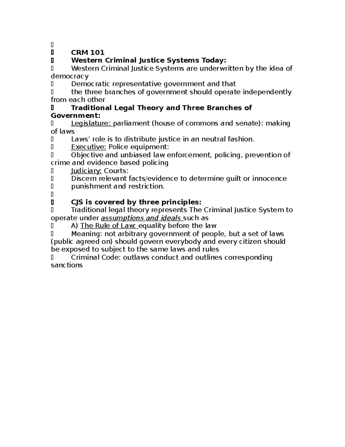 Understanding Crime in Canadian Society - Lecture notes - CRM 101 - CRM ...