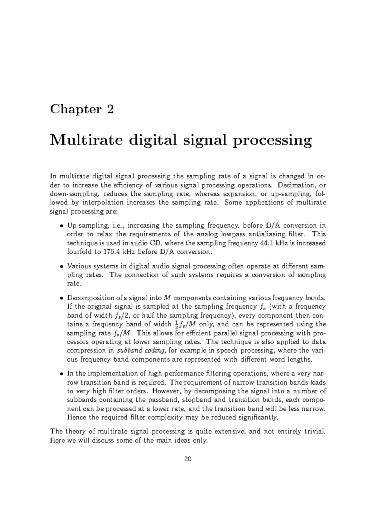 multirate-digital-signal-processing-decimation-or-down-sampling