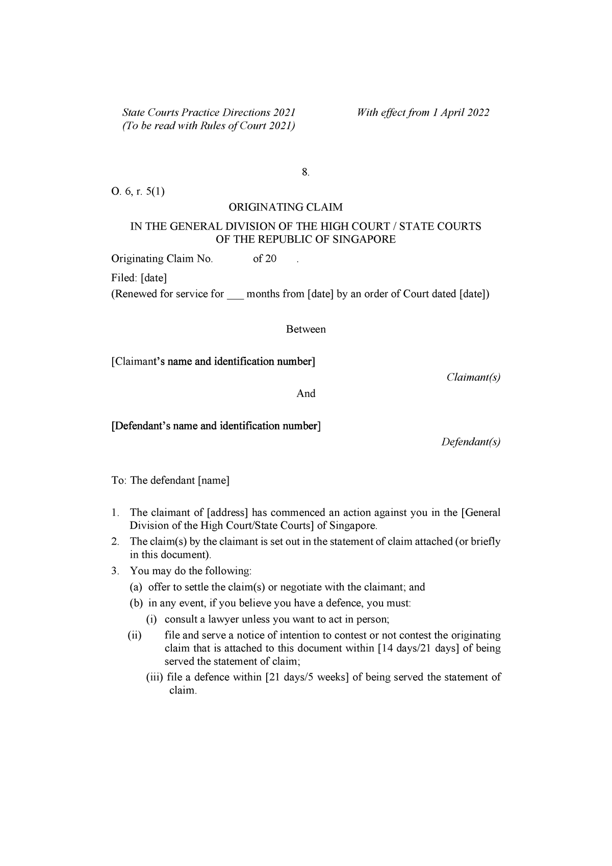 Form 8-v2 - Article on summary judgement - State Courts Practice ...