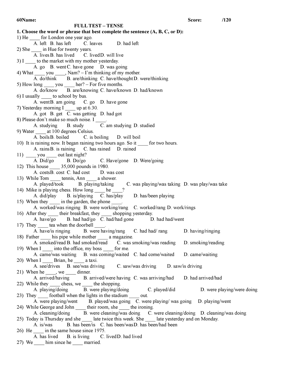 full-tense-test-exercise-to-practice-your-english-grammar-60name