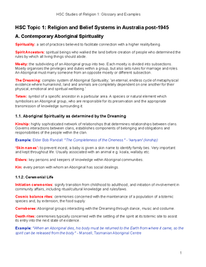 HSC Visual Arts Section II Extended Response - HSC Visual Arts: Section ...