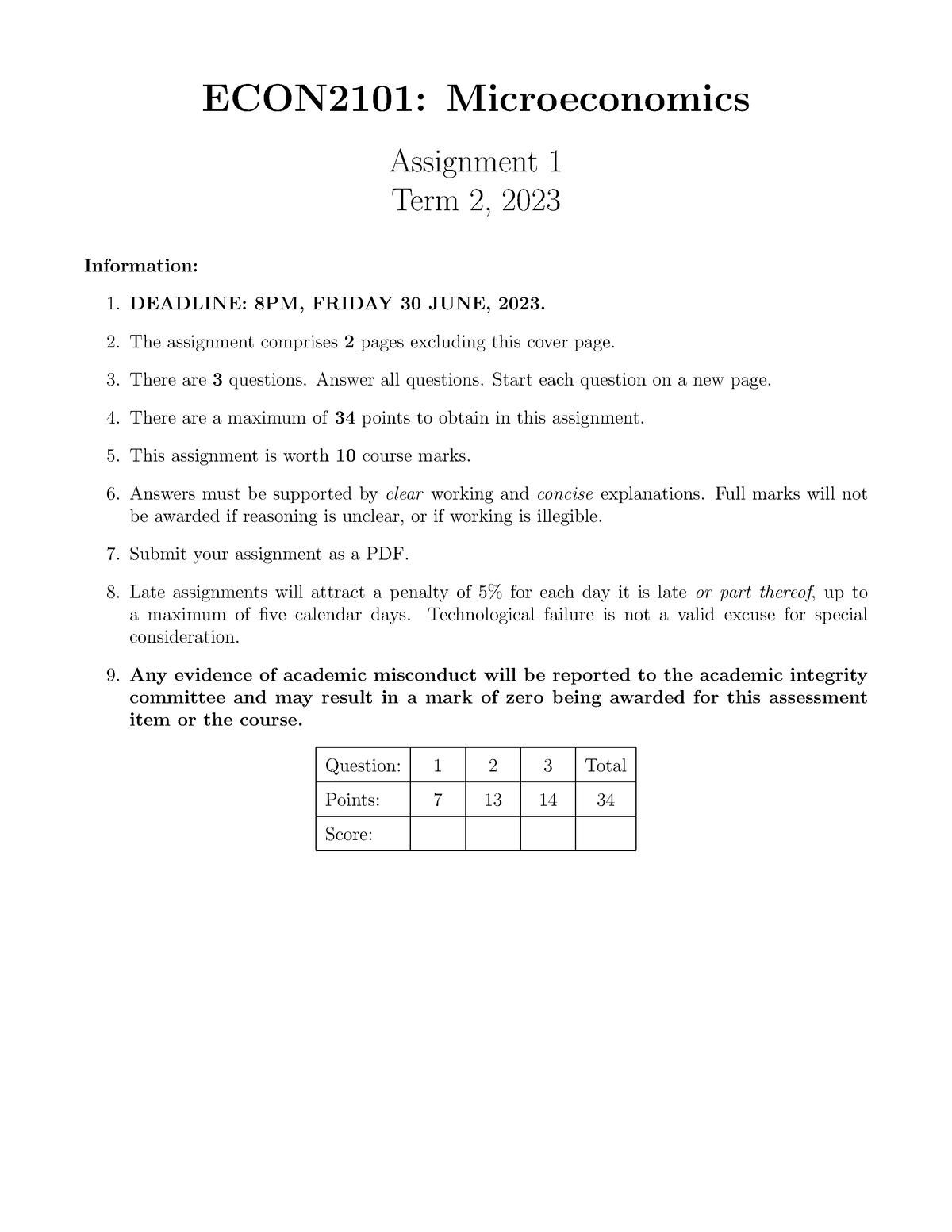 flvs economics 1.05 assignment