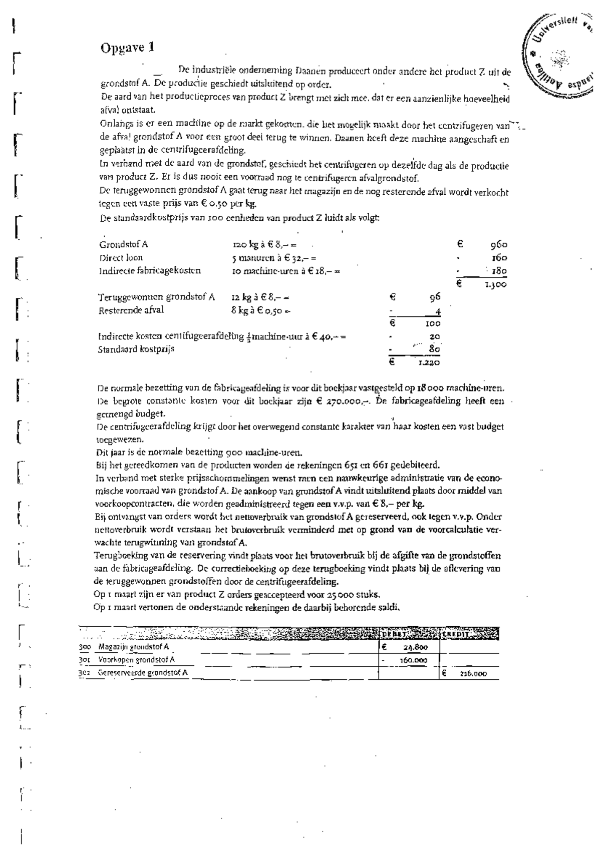 9e les afval budget opgave 1 essentials of information systems