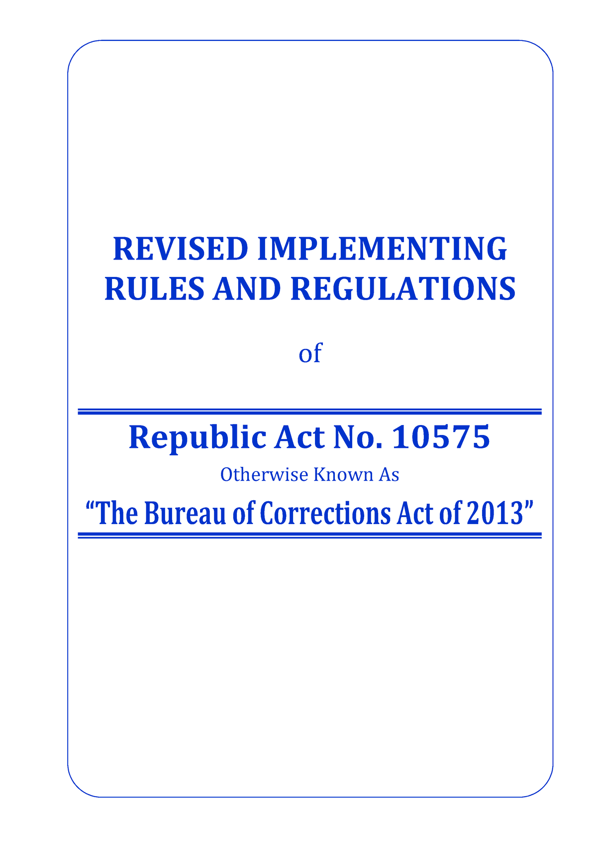 Revised-IRR-2016-RA10757 - REVISED IMPLEMENTING RULES AND REGULATIONS ...