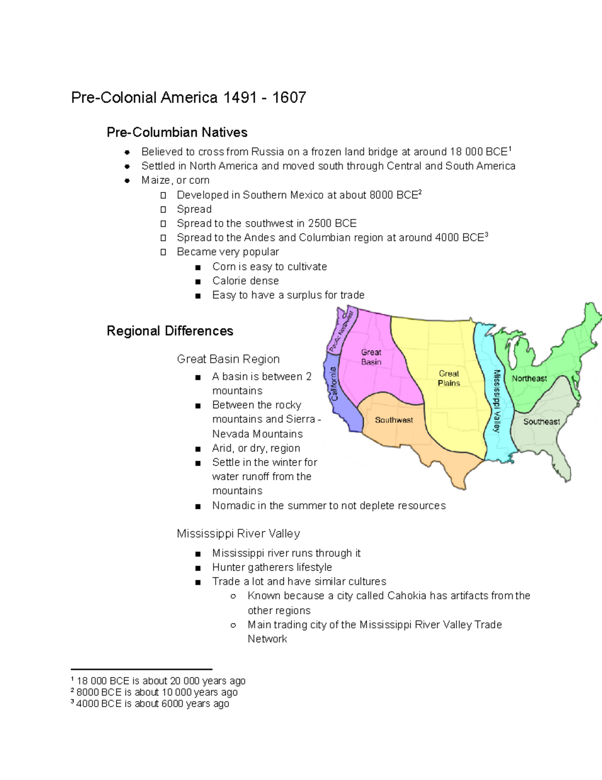 Apush Period 1 - Pre-Colonial America 1491 - 1607 Pre-Columbian Natives ...