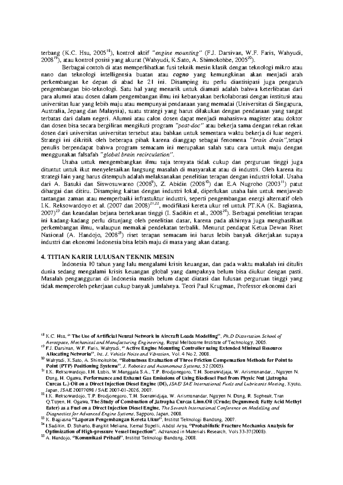 Masa Depan Pendidikan Teknik Mesin Indonesia (Bag 6) Seminar Nasional