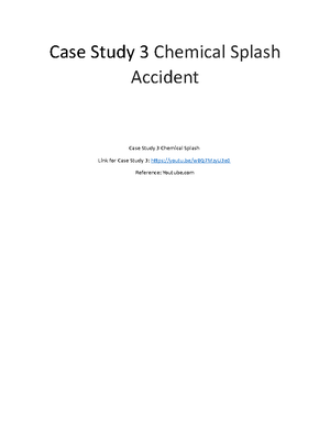 health and safety case study examples