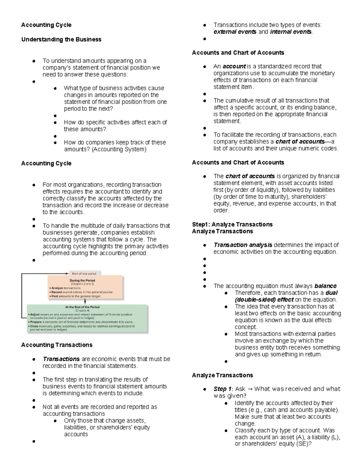 AFA 100 CH 2&3 - lecture 2 lecture notes of ch 2 and 3 - Accounting ...