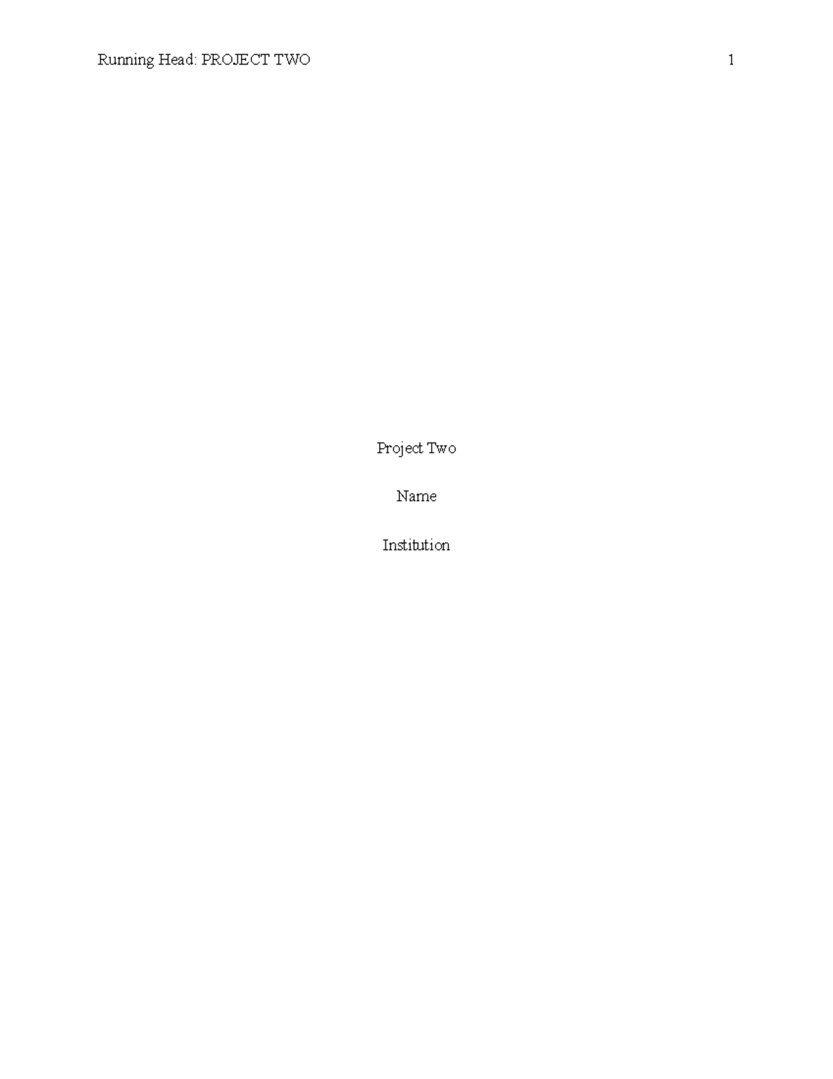 Project Two_Ethics and Whistleblowing in the Workplace - Running Head ...