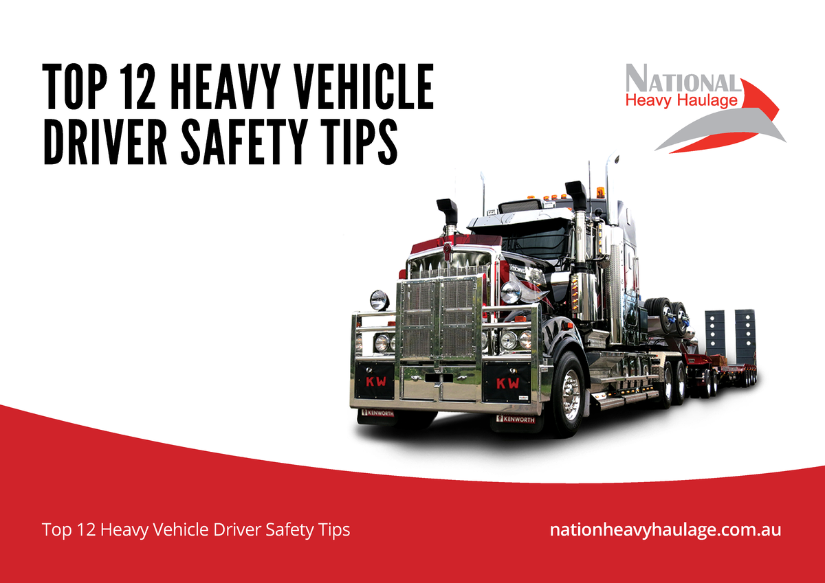 Top 12 Heavy Vehicle Driver Safety Tips 140204170825 Phpapp 01 - TOP 12 ...