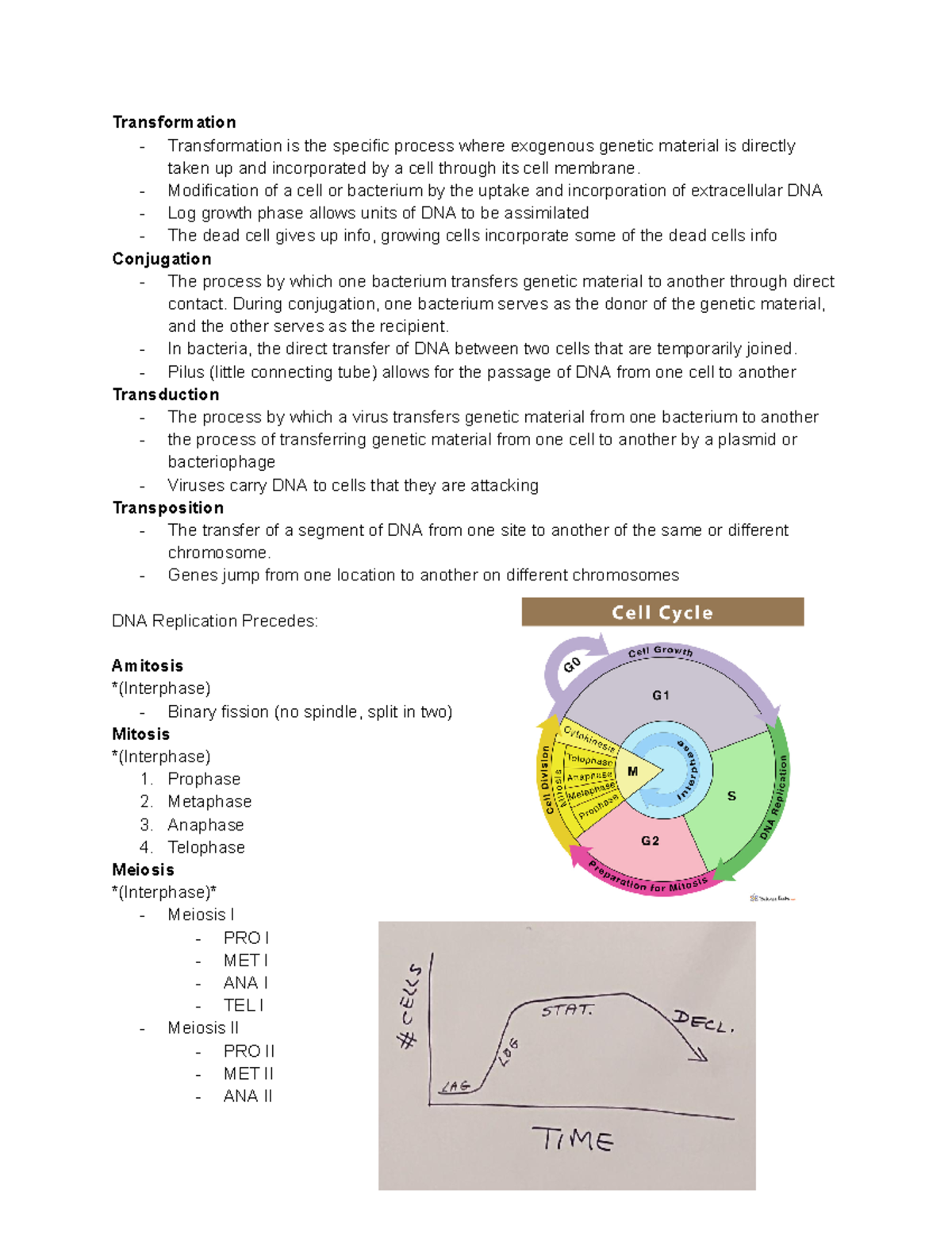 Lecture notes from 2/9/22 - Transformation - Transformation is the ...