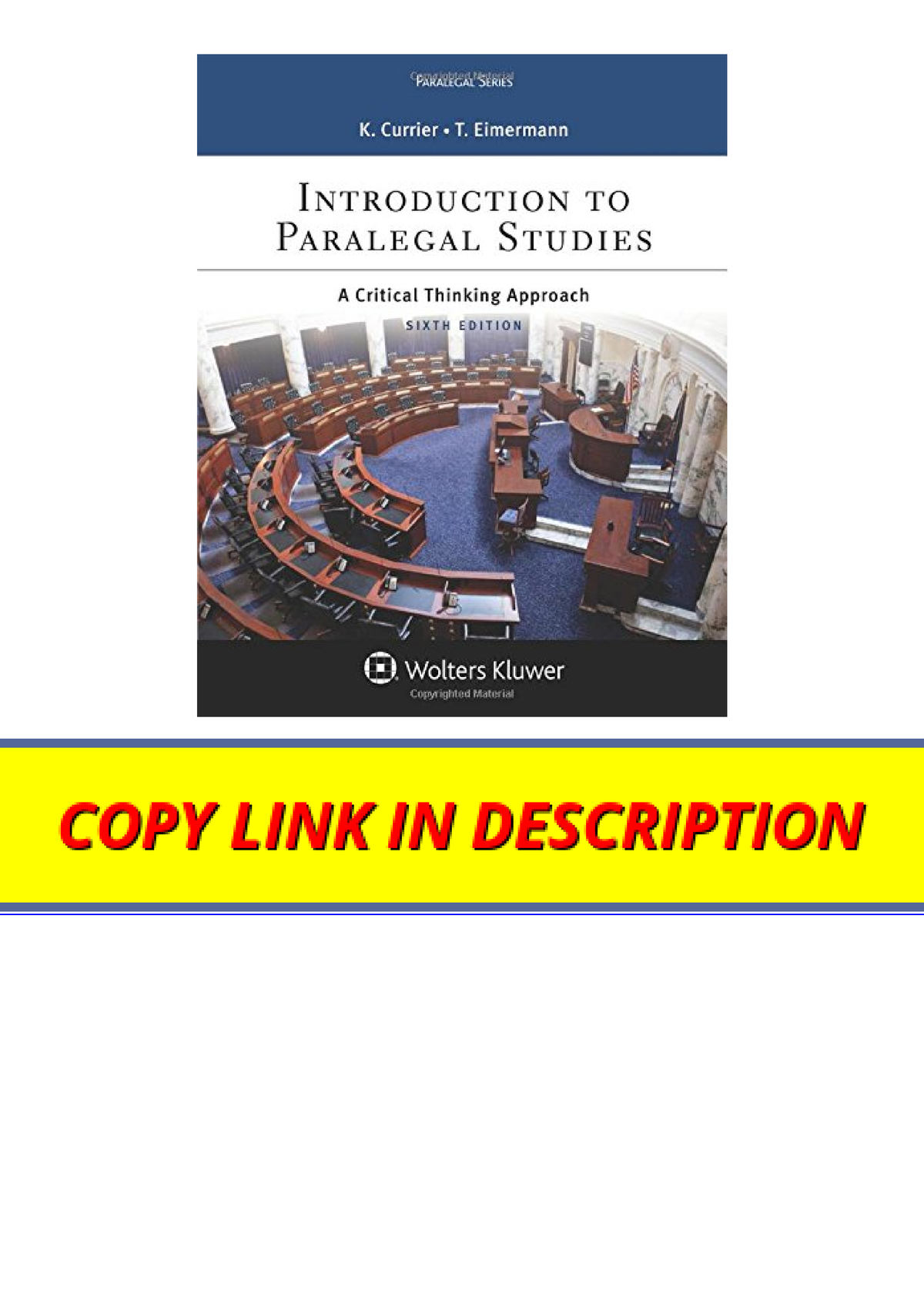 introduction to law for paralegals a critical thinking approach pdf