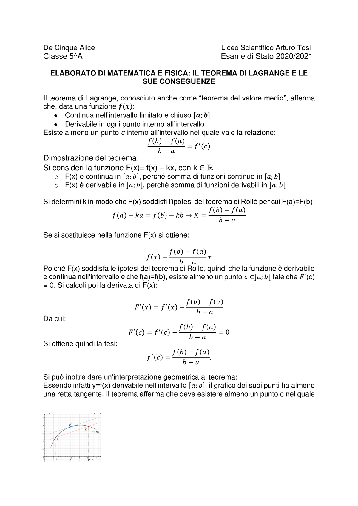 Fisica E Matematica - Ingegneria Dei Materiali E Delle Nanotecnologie ...