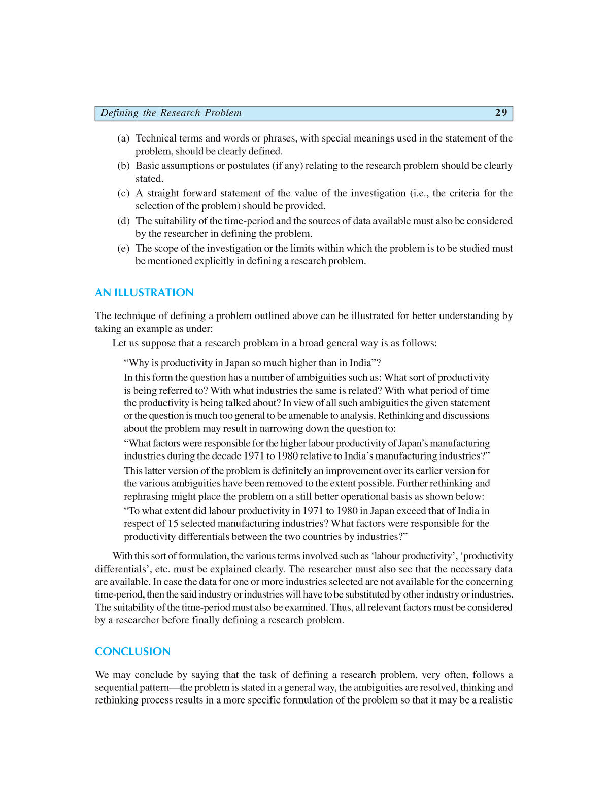 Research Methodology-16 - Defining the Research Problem 2 9 (a ...