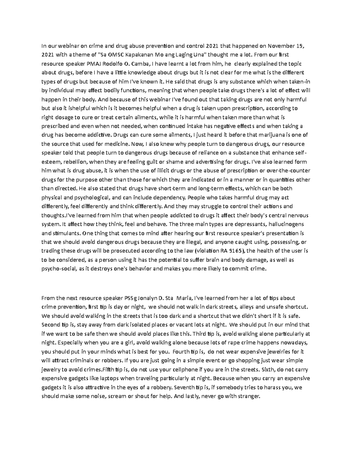 webinar-sample-of-reflection-in-our-webinar-on-crime-and-drug-abuse
